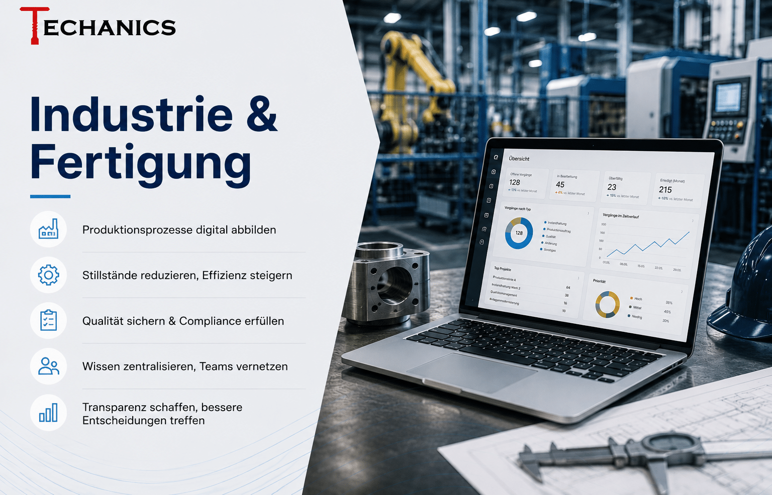 Atlassian-Beratung für Industrie und Fertigung mit Jira, Jira Service Management, Confluence und Assets für Produktion, Wartung und IT