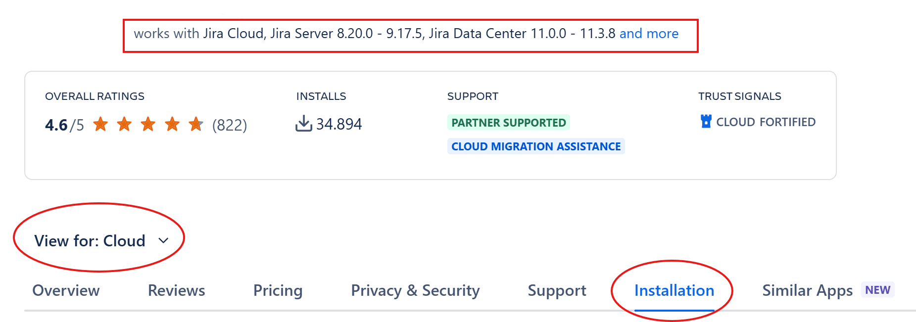 Installation einer Jira App und Verwaltung unter Connected apps
